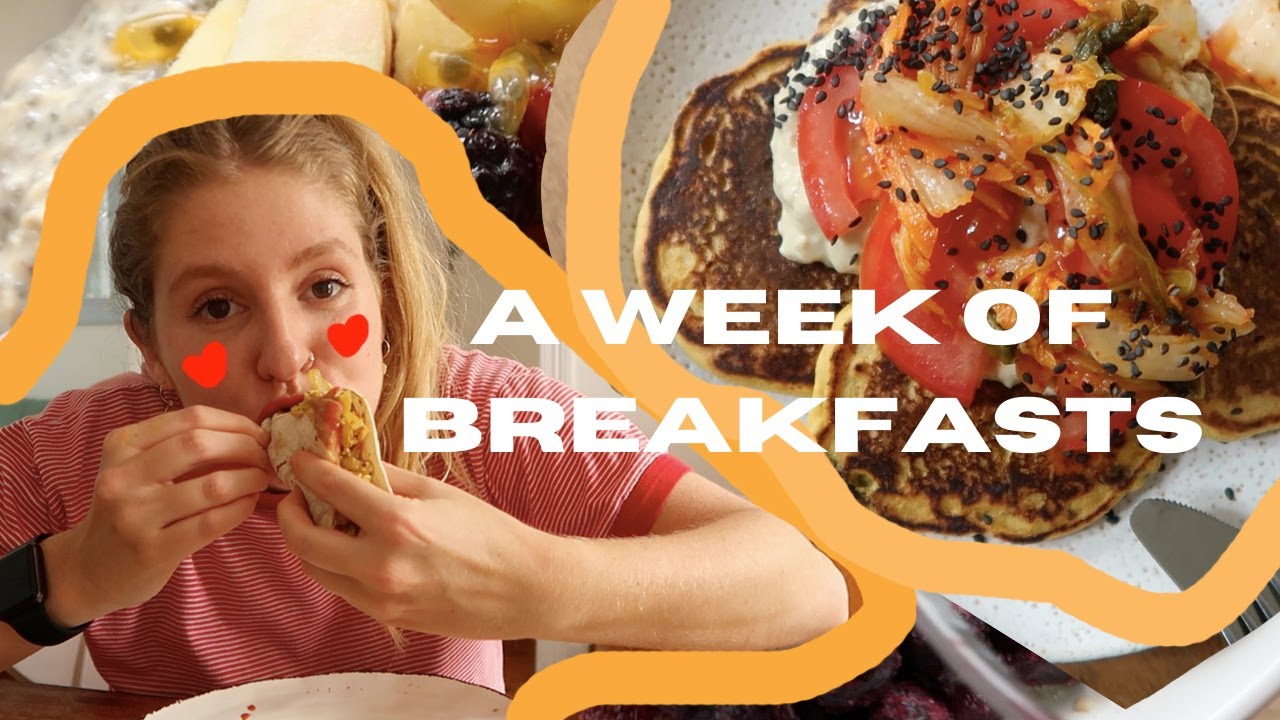 A Week of Intuitive Eating | Breakfast Edition | And I'm Back lol