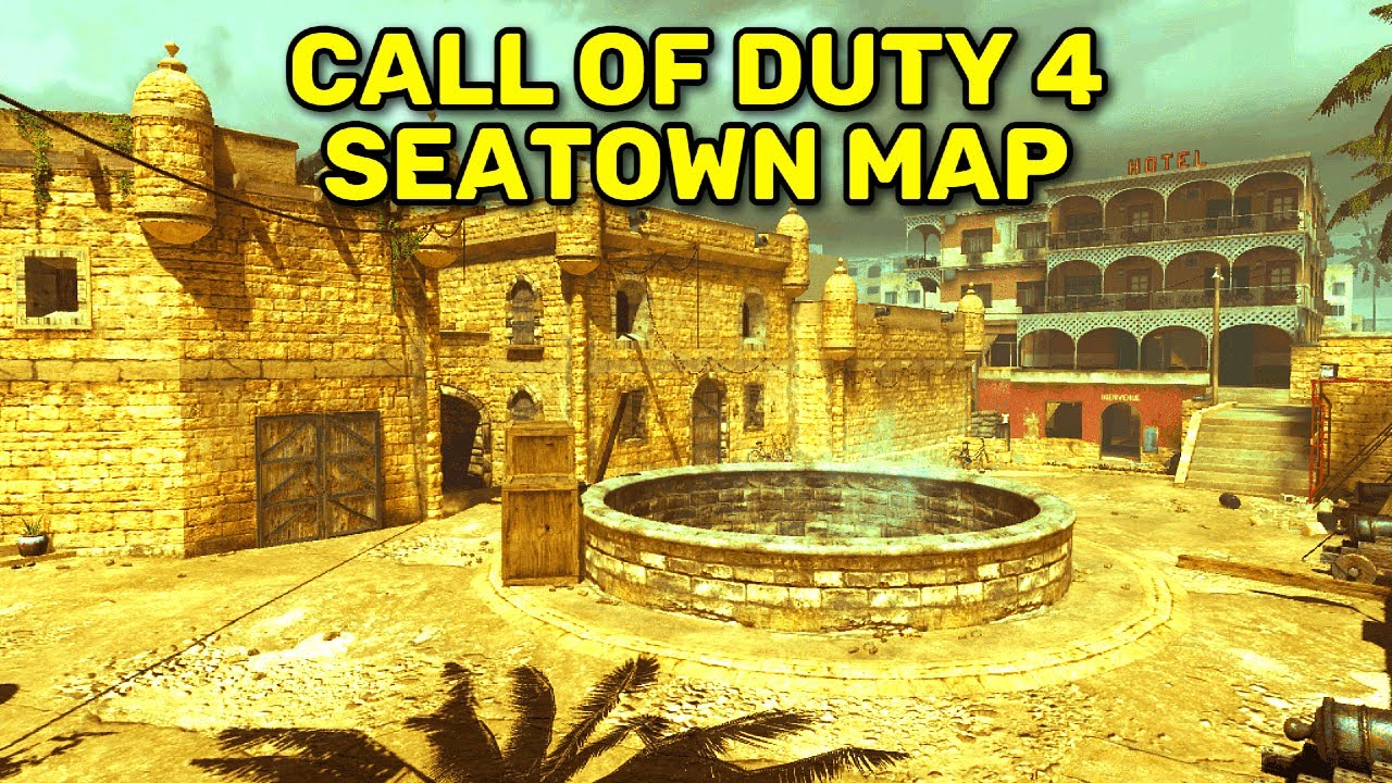 SEATOWN from MODERN WARFARE 3 in CALL OF DUTY 4! (CoD4 Custom Maps)