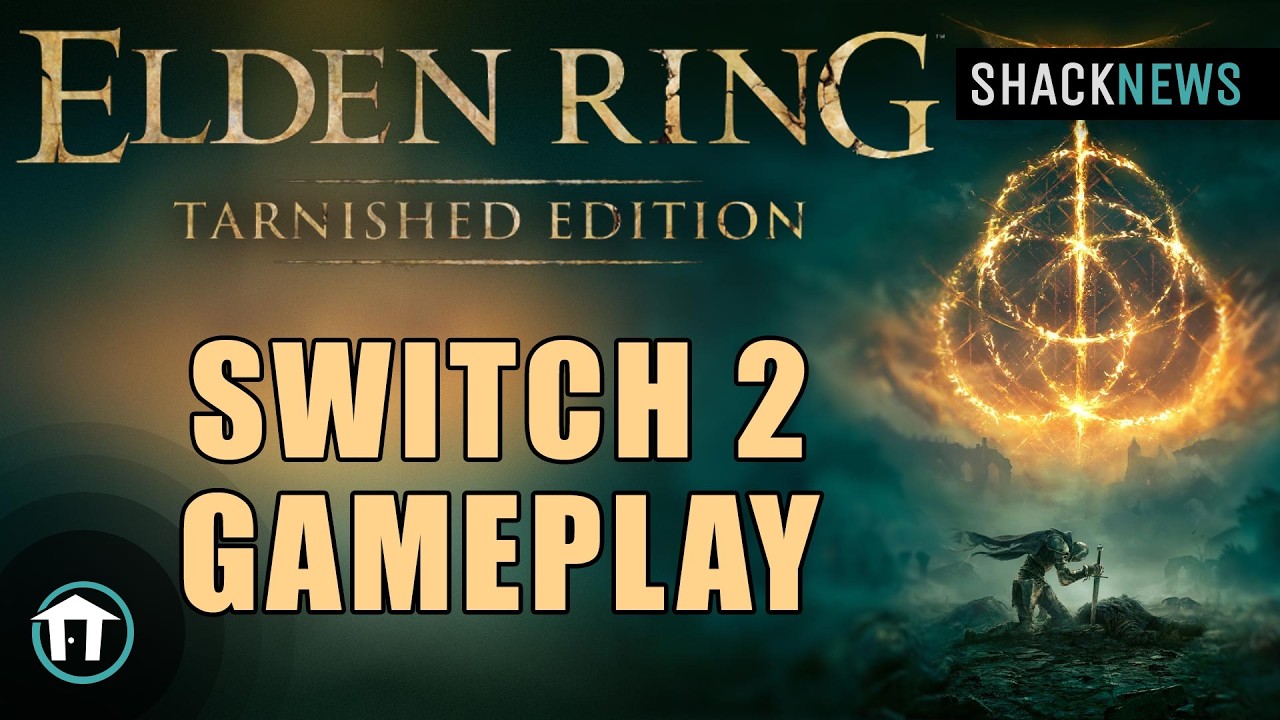 Elden Ring Tarnished Edition Nintendo Switch 2 Handheld Gameplay