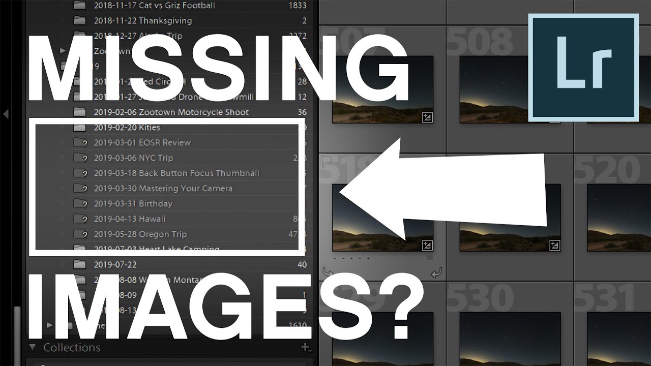 Clean up your Lightroom Classic MESS! - How to fix missing images.