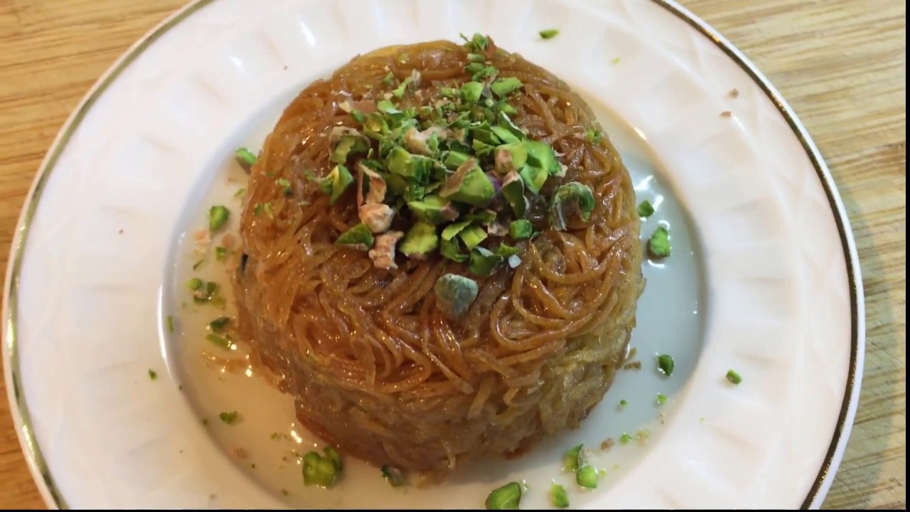 Glutensiz tel kadayıf tatlısı / Gluten free kadayif dessert recipe