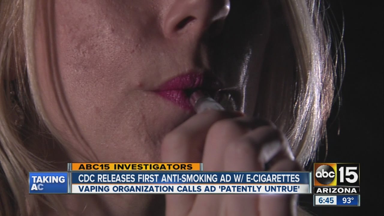 CDC releases first anti-smoking ad with e-cigarettes