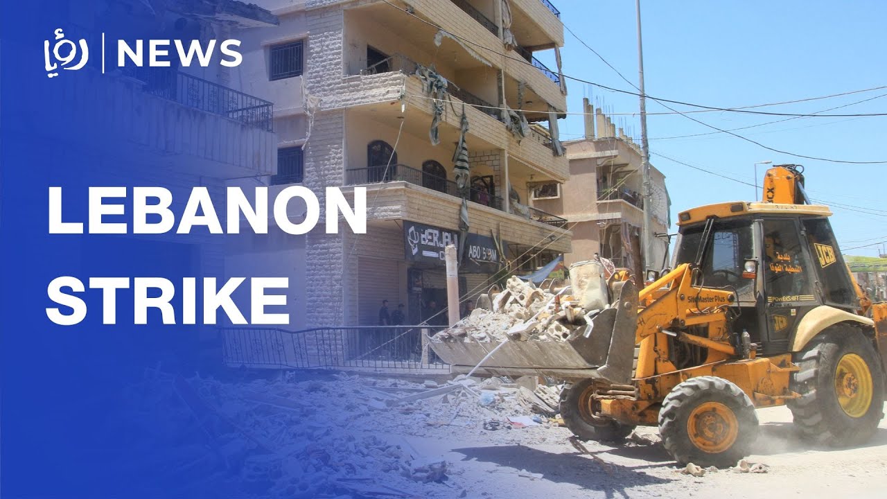 Rescuers at site of &ldquo;Israeli&rdquo; strike on building in south Lebanon
