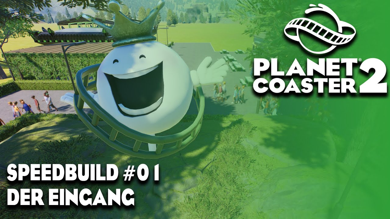 Speedbuild | #1 Der Eingang  | Planet Coaster 2 | Deutsch