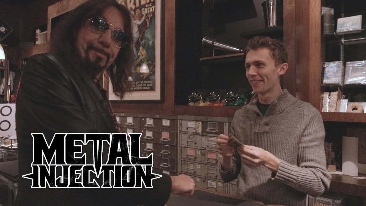 ACE FREHLEY Talks Magic And Performs A Trick For You | Metal Injection