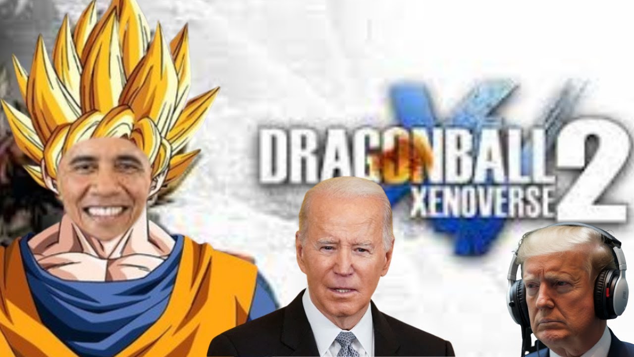 The U.S Presidents play Dragon Ball Xenoverse 2 (Biden, Trump and Obama)