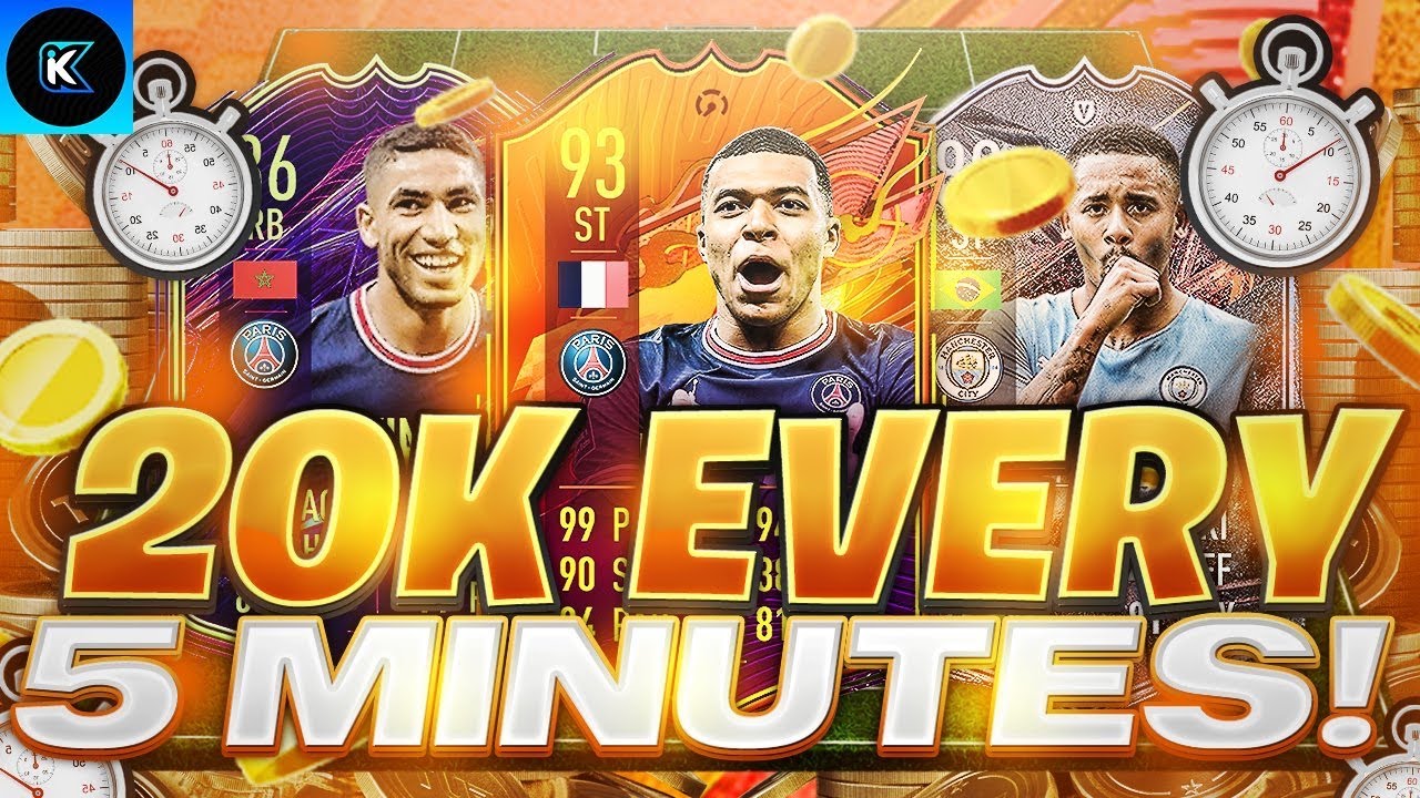 20K EVERY 5 MINS FIFA 22 BEST TRADING METHODS (FIFA 22 SNIPING FILTERS & FLIPPING)