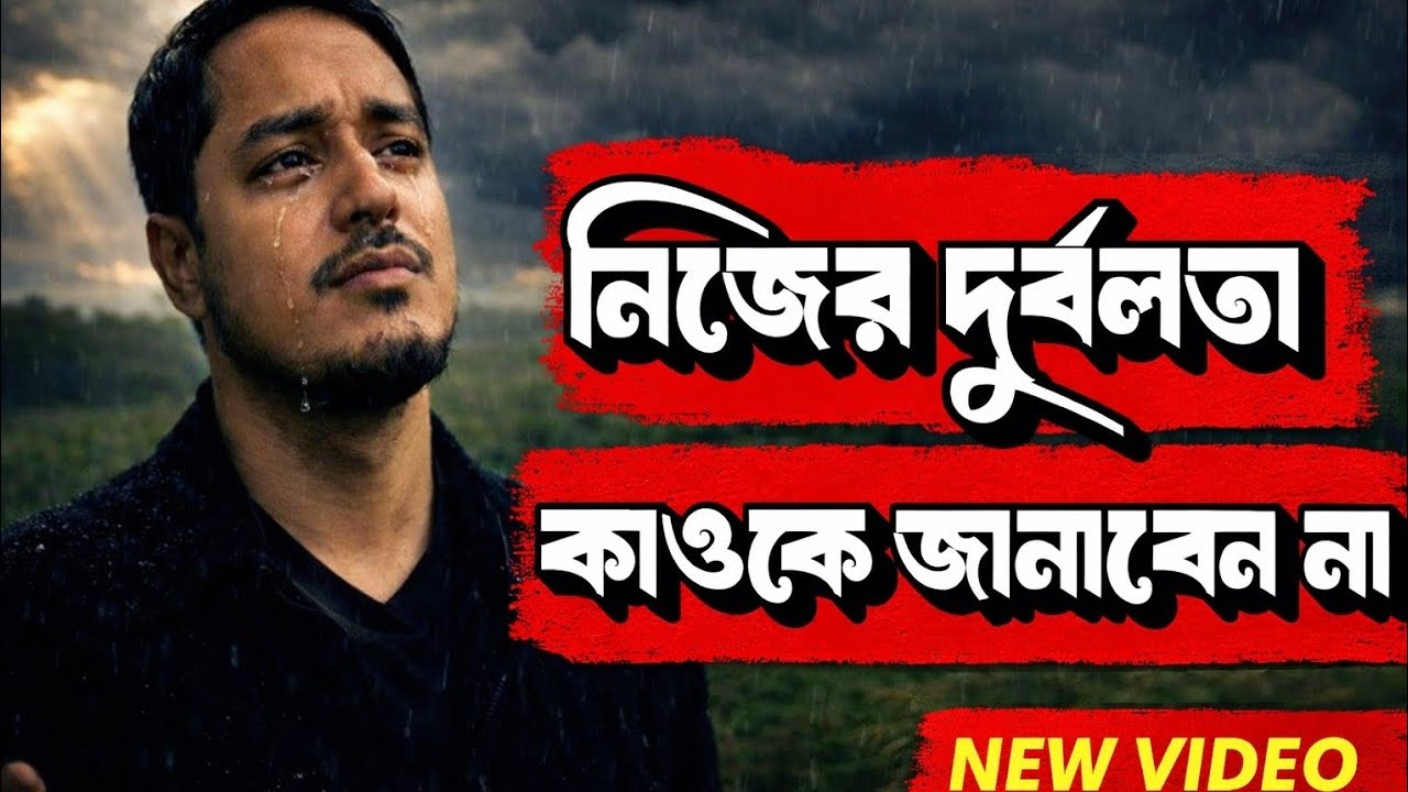 নিজের দুর্বলতা কাউকে জানাবেন না