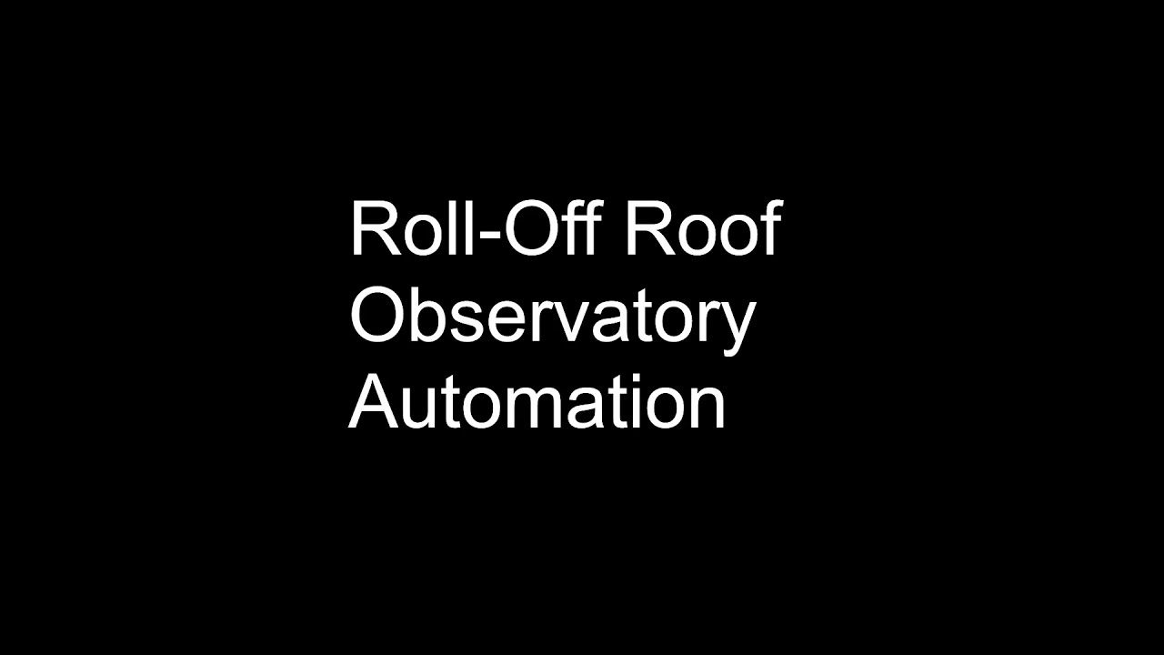 Automated Roll Off Roof using Arduino and N.I.N.A