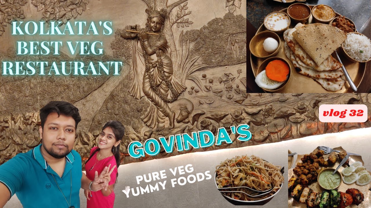 Pure Veg Restaurant In Kolkata || Govinda's Restaurant || Iskcon Veg Thali | The Craving Food Lovers