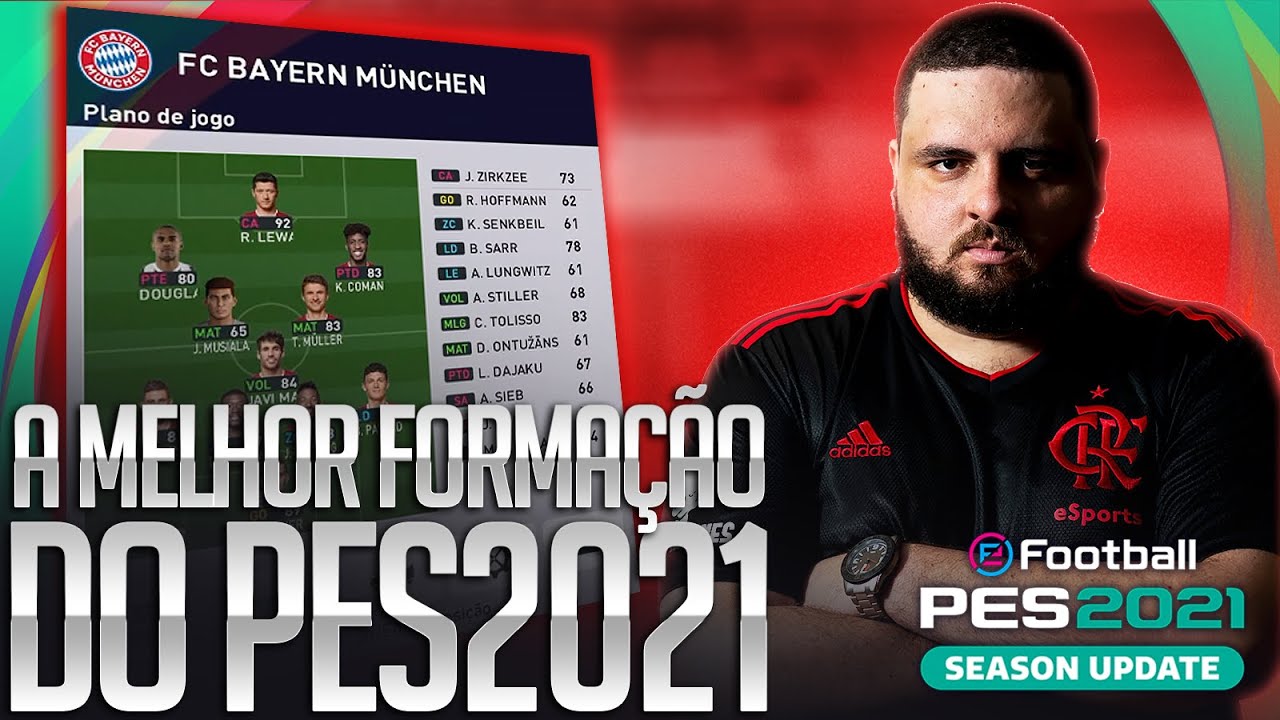 AS MELHORES FORMAÇÕES DO PES 2021 // MY CLUB E DIVISÕES ONLINE // DICAS TÁTICAS