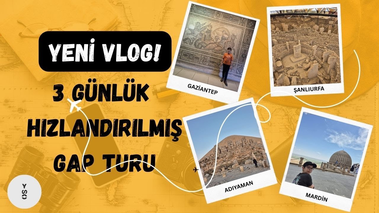 GAP TURU VLOG (URFA-ANTEP-ADIYAMAN-MARDİN) #gezgin #gezi #gezilecekyerler #vlog