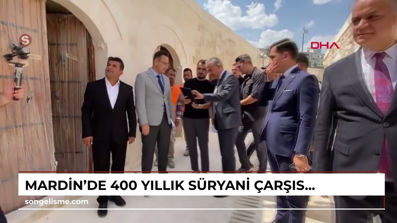 MARDİN'de 400 yıllık Süryani Çarşısı, aslına uygun restore edildi