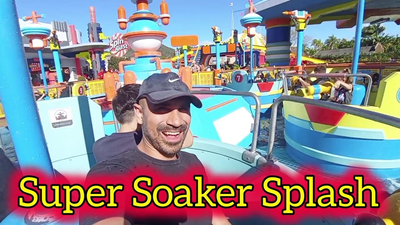 SUPER SOAKER SPLASH 💧 Brinquedo para se molhar no Beto Carrero World 