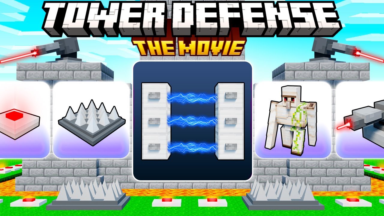 Minecraft TOWER DEFENSE: Фильм