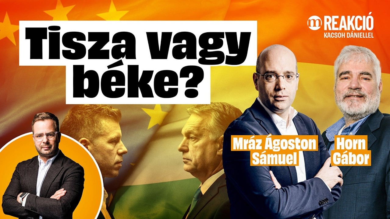 „Brüsszelben kötné ki a kompot Magyar Péter” – Mráz Ágoston Sámuel és Horn Gábor VITÁJA a Reakcióban