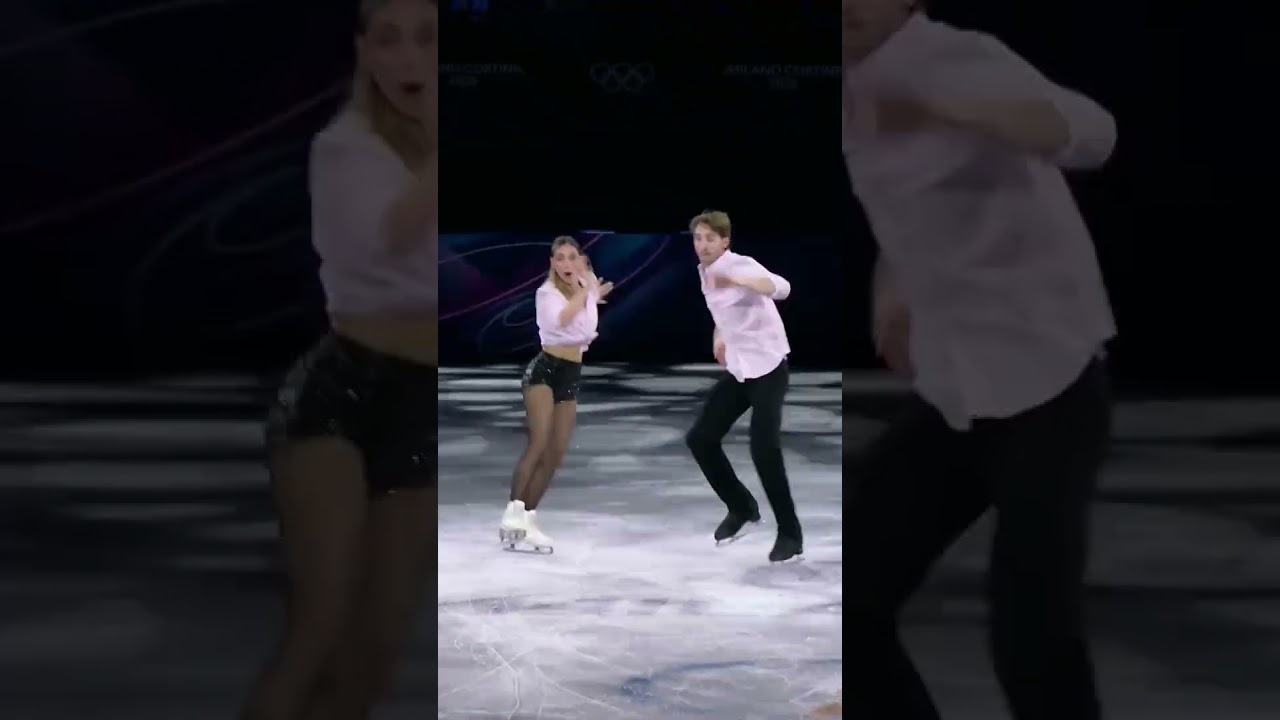 Hey, look - no hands! 😱 #milanocortina2026 #olympics #figureskating