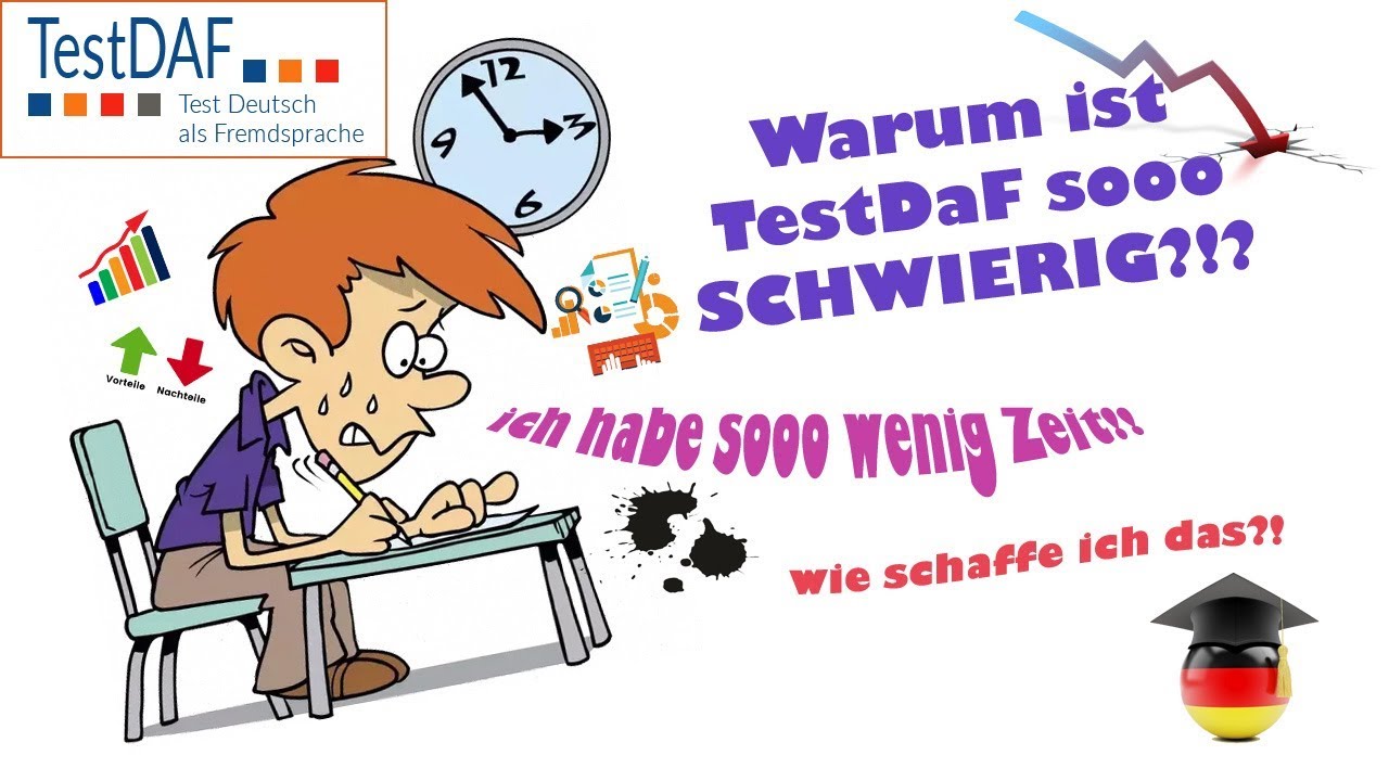 Warum ist TestDaF so schwierig?! Einer der Gründe + einige Tricks