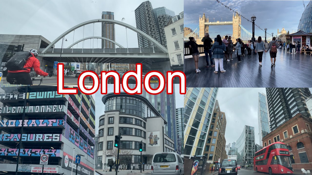London 4K Drive through-Canary Wharf,Jubilee park,tower Hamlets, Haggerston, Canning Town,Stratford