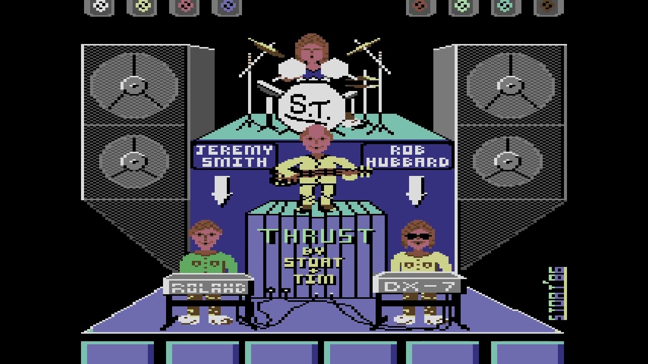Thrust concert Demo on c64