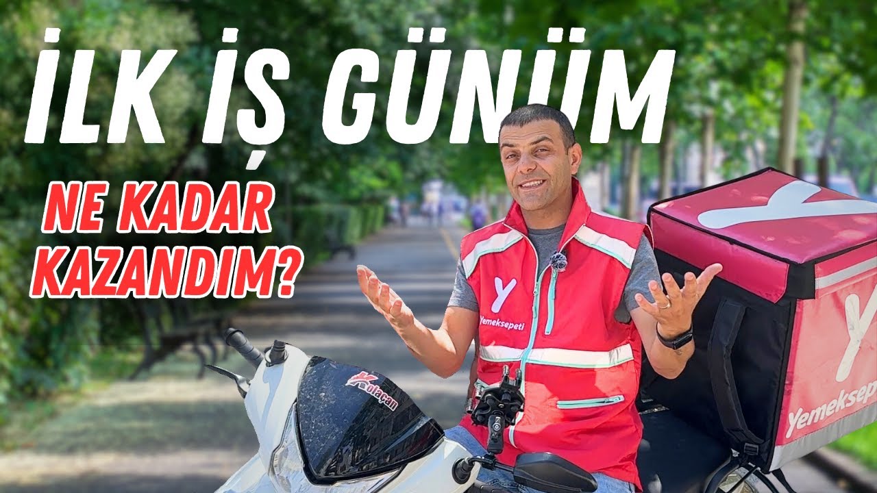 İlk iş günümde ne kadar kazandım? | Kolaçan Moto Kurye Günlüğü S2-B1