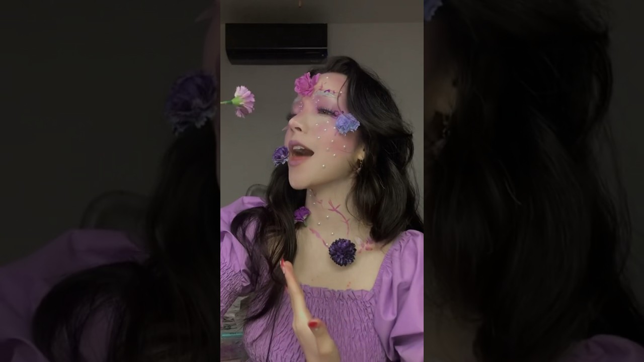 Me recuerdas a mi amada #flormorada #bugambilia #bugambilias #paulinaamakeup #maquillajeart&iacute;stico