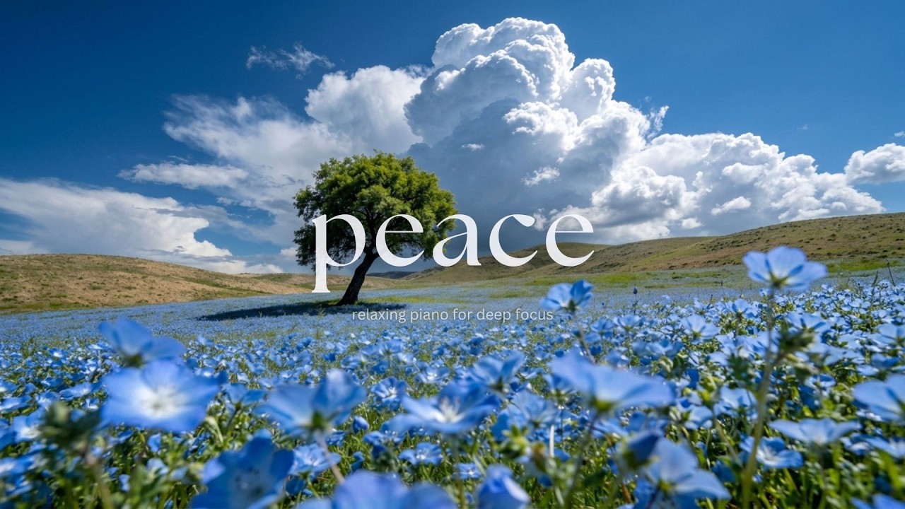 Peace Is Enough 🌿🤍 Relaxing Piano Music for Deep Focus & Emotional Reset