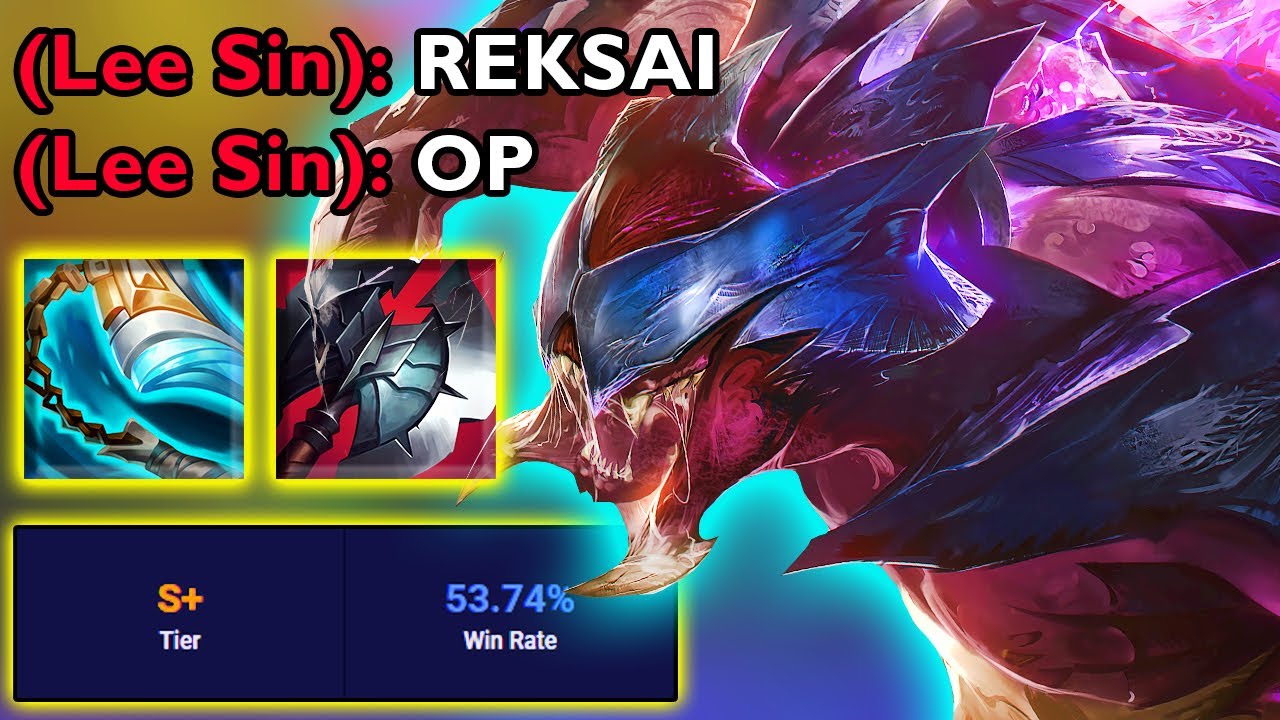 REK'SAI HAS 54% WINRATE... AND IT IS JUSTIFIED