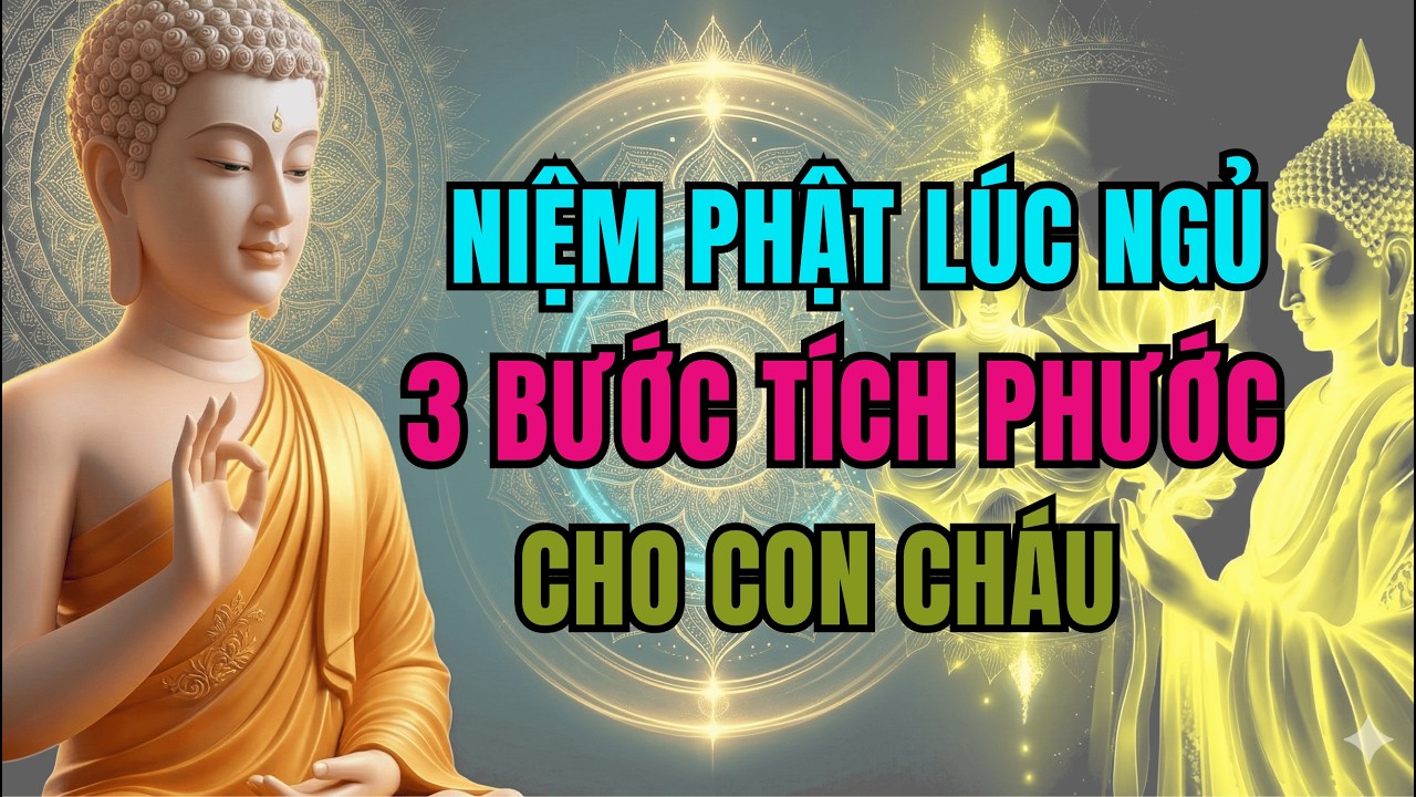 Giờ Thiêng Lúc Ngủ: 3 Bước Niệm Phật Tích Âm Đức Cho Con Cháu – Phước Báu Tăng Gấp Bội