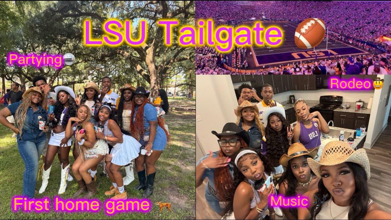 COME TAILGATE WITH ME AT LSU FIRST HOME GAME