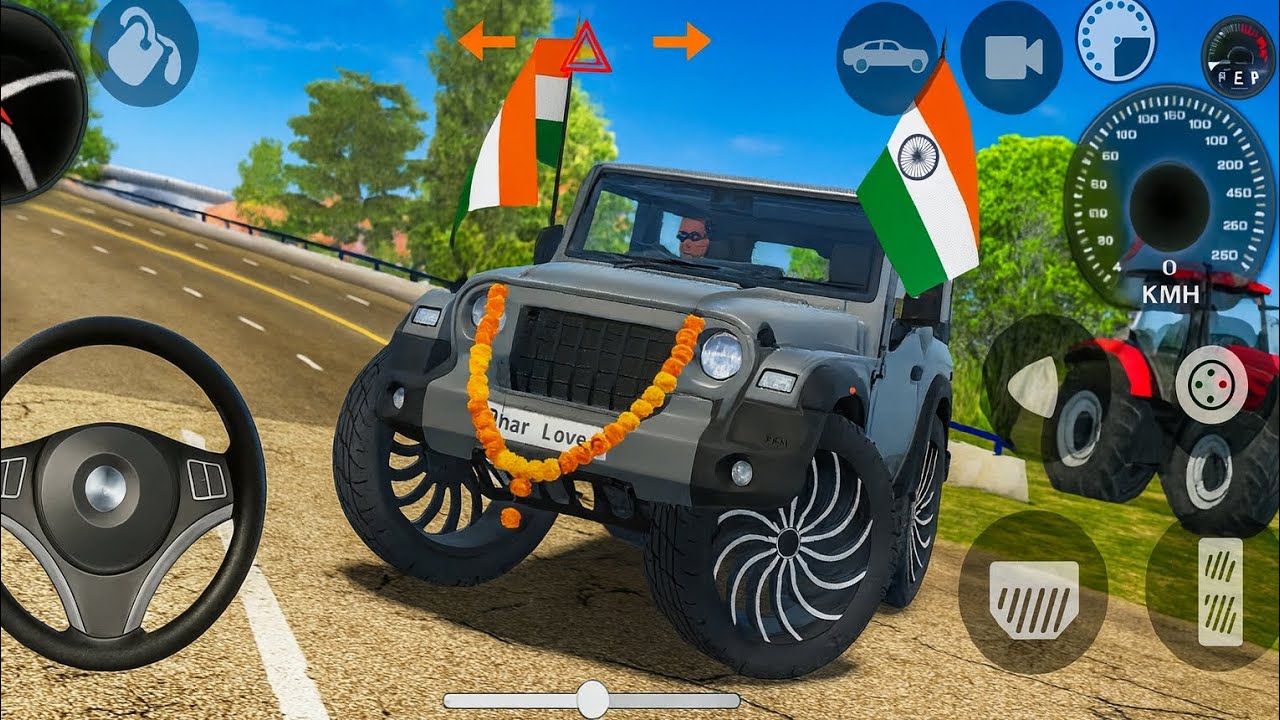 Modified Mahindra Thar Car Games: Indian Cars (Gadi Wala Game) - Car Game Android Gameplay 2025