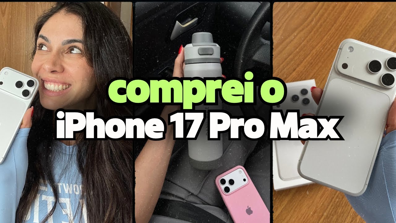 COMPREI MEU IPHONE | uma conquista | iPhone 17 Pro Max 