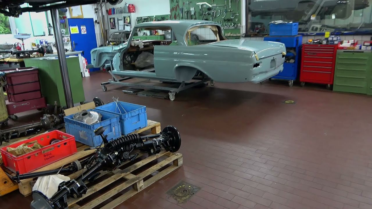 Schairer-Klassiker | Werkstattdurchgang |Mercedes-Benz W111 Coupe Achsen überholt uvm.