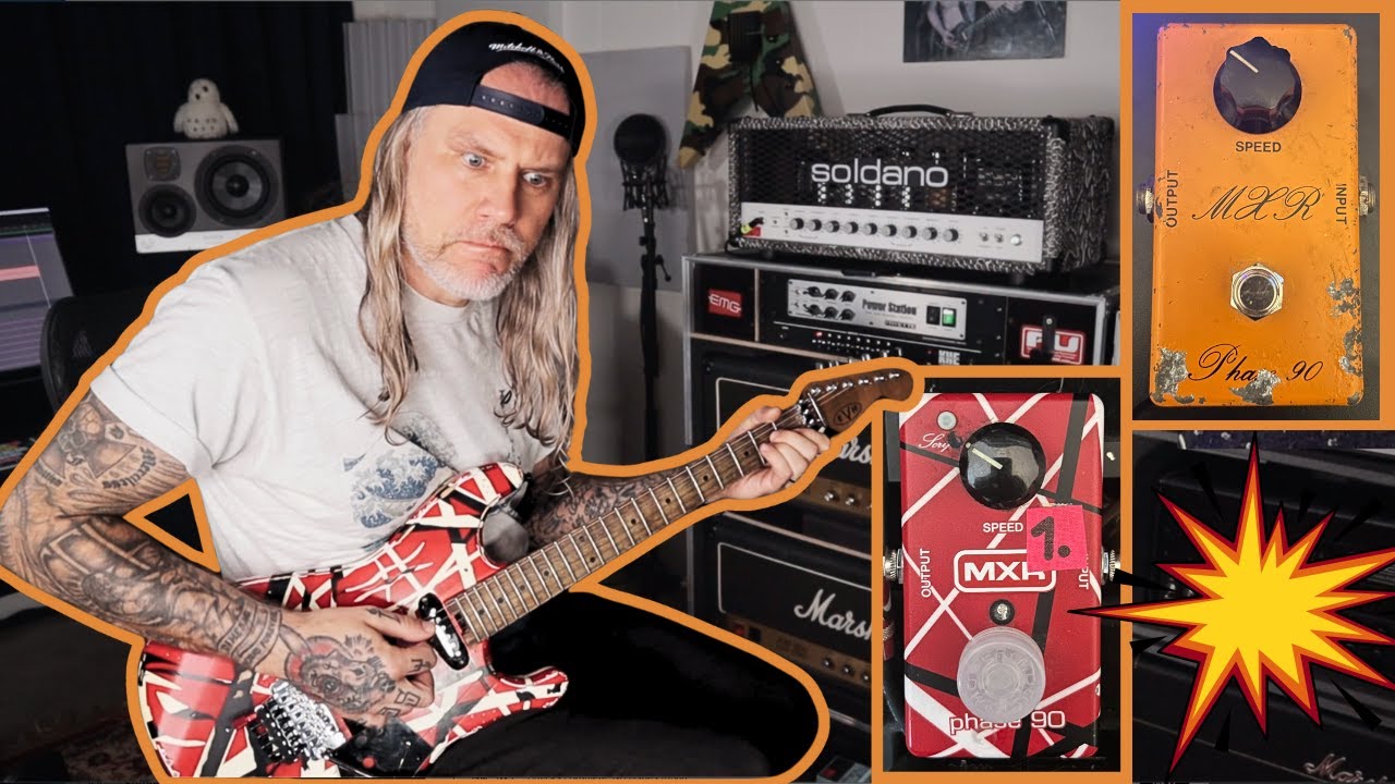 Original MXR PHASE 90 from the 1970s vs MXR EVH Phase 90