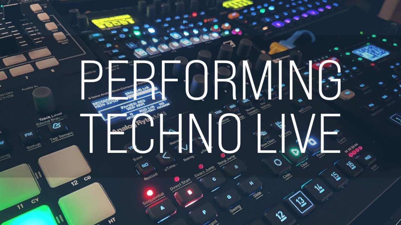 How I Play Live Techno | Elektron Octatrack, Digitakt, Digitone, Analog Rytm MK2 DAWless Live Setup