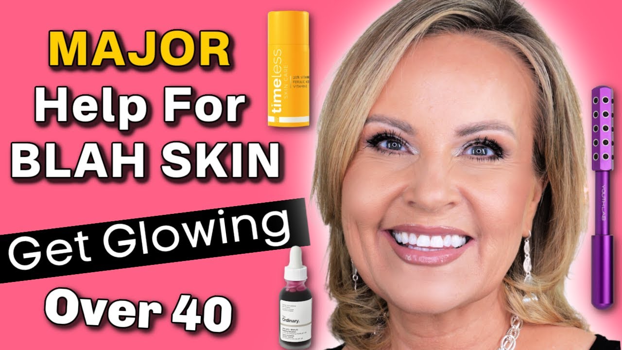 Over 40? Get Younger Looking Glowy Skin Using These ANTI-AGING TIPS