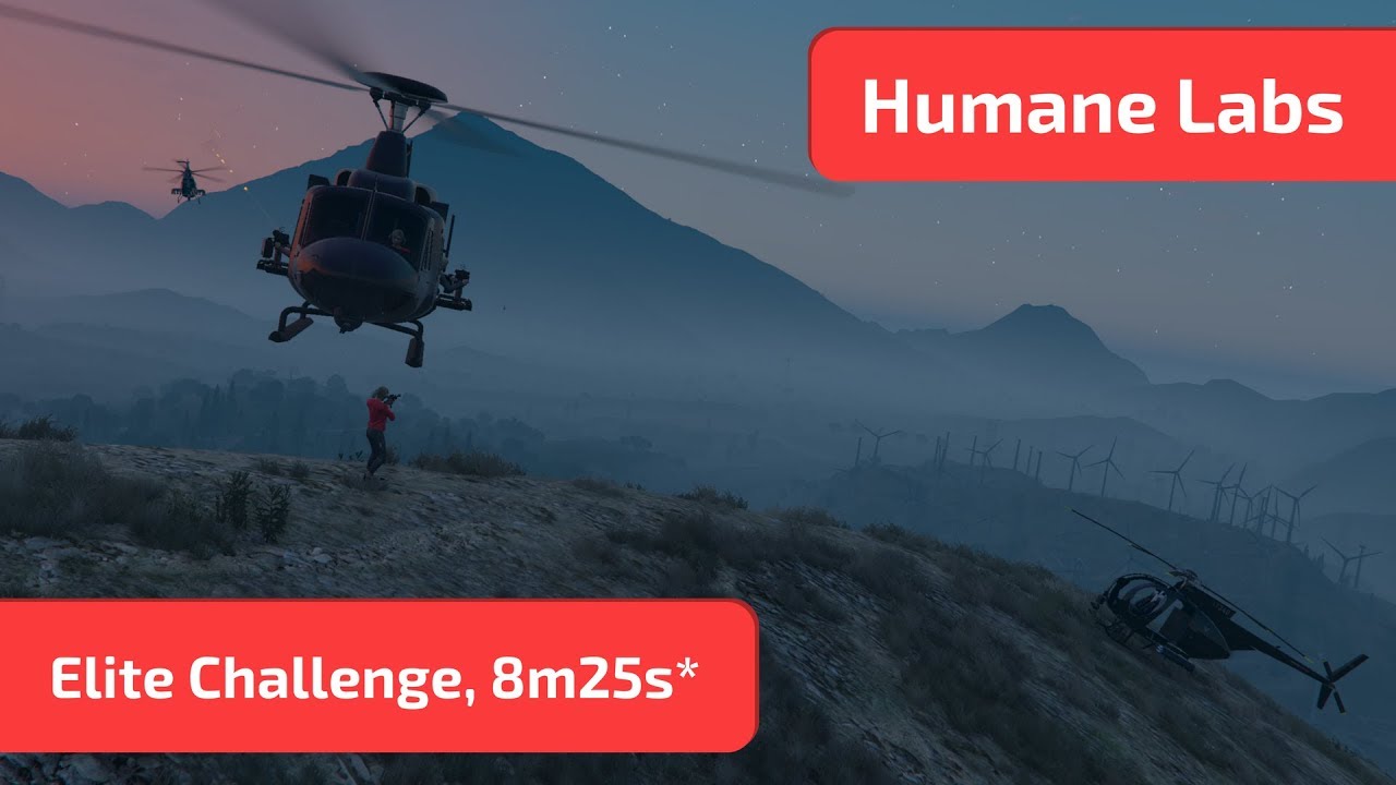 GTA Online - Humane Labs (Elite Challenge, 8m25s*)