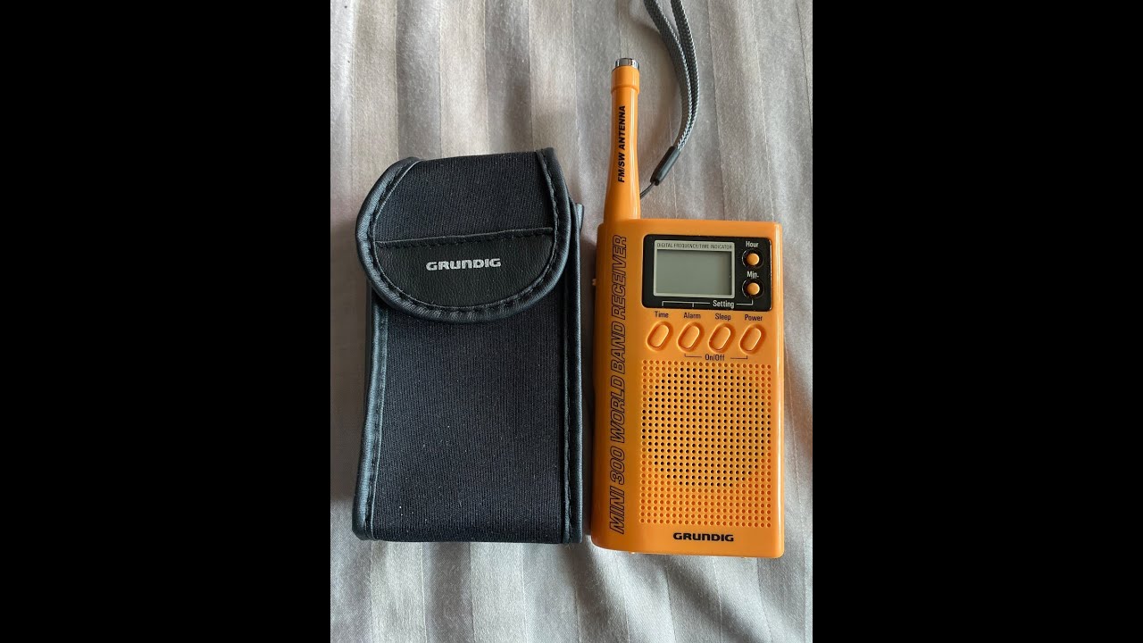 Let's look at a fun Grundig Mini 300 World Receiver Radio.