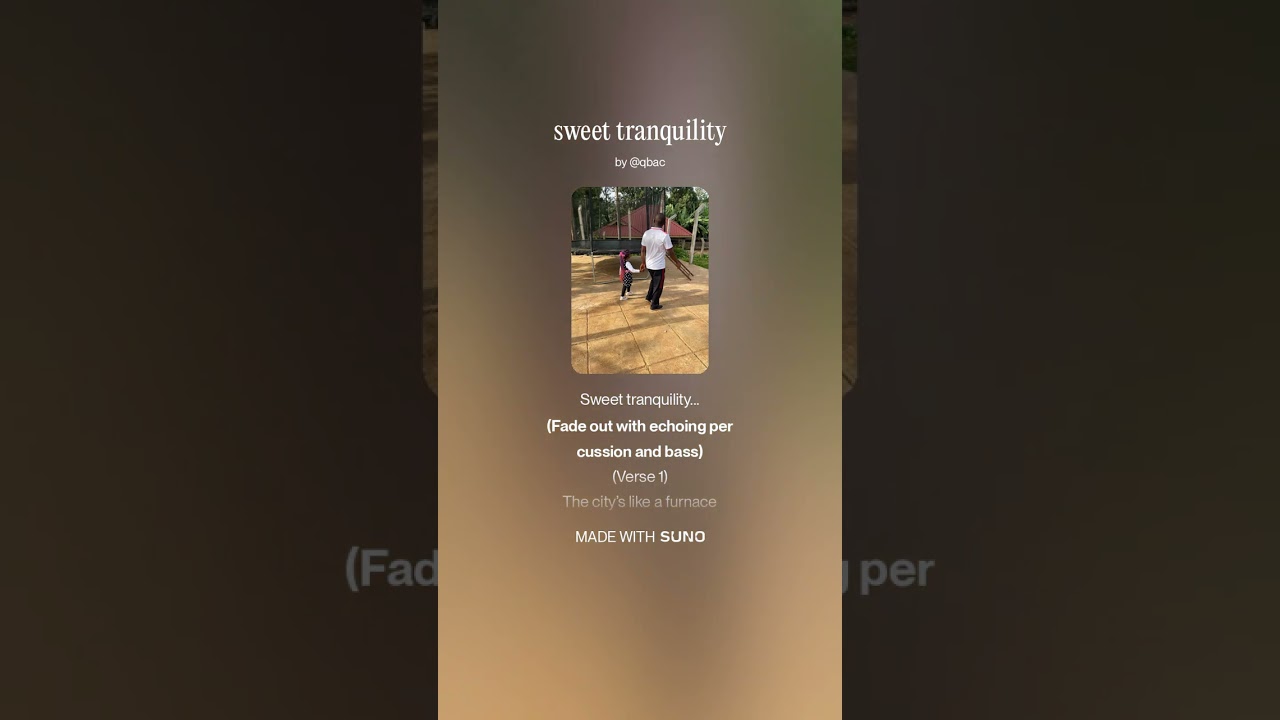 sweet tranquility