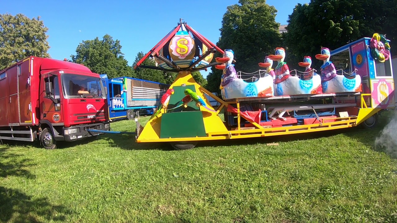 Pardubický lunapark Rochl Příjezd do Pardubice Polabiny