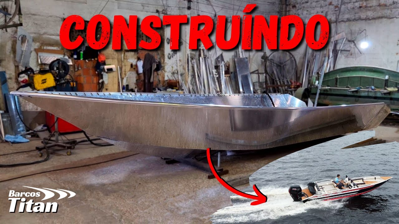 CONSTRUÍNDO UMA LANCHA DE ALUMINÍO DO ZERO !!!