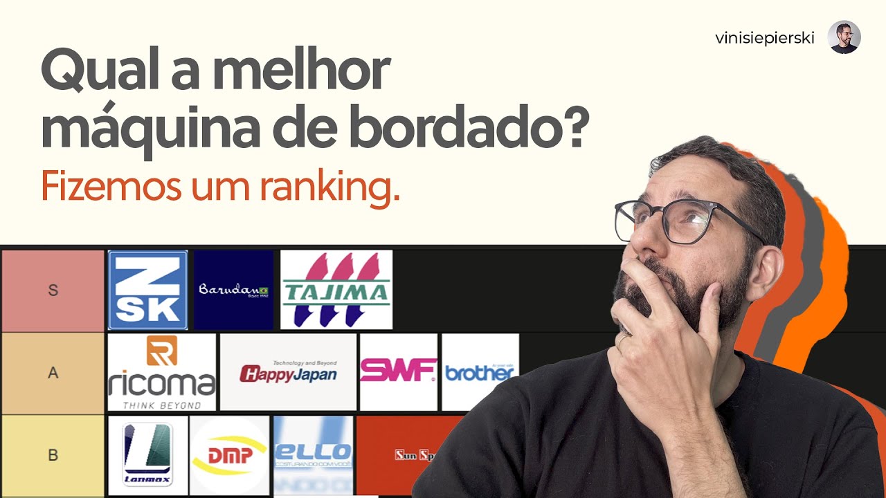 Ranking das melhores marcas de máquina de bordado industrial. Qual a melhor?
