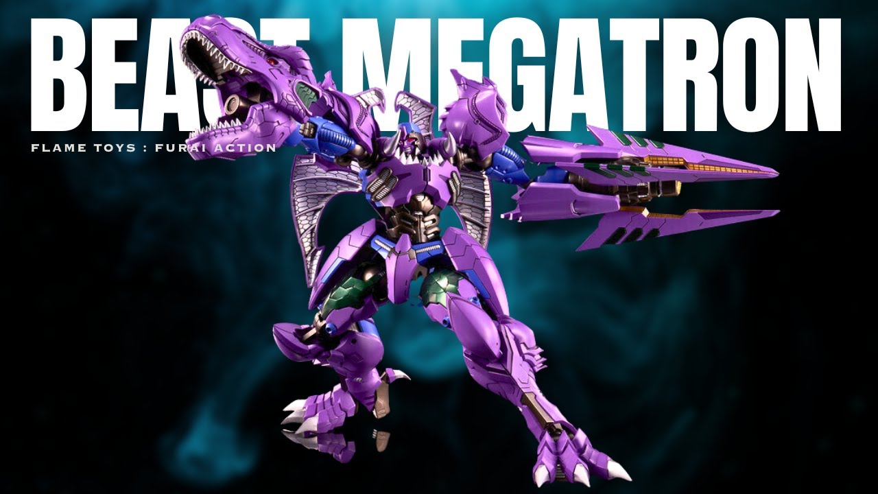 [4K] Beast Wars : Transformers Flame Toys Furai Action Beast Megatron review!