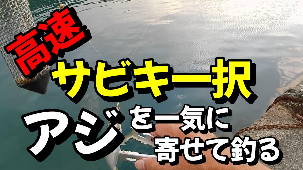高速サビキ一択！！アジを一気に寄せて釣る！