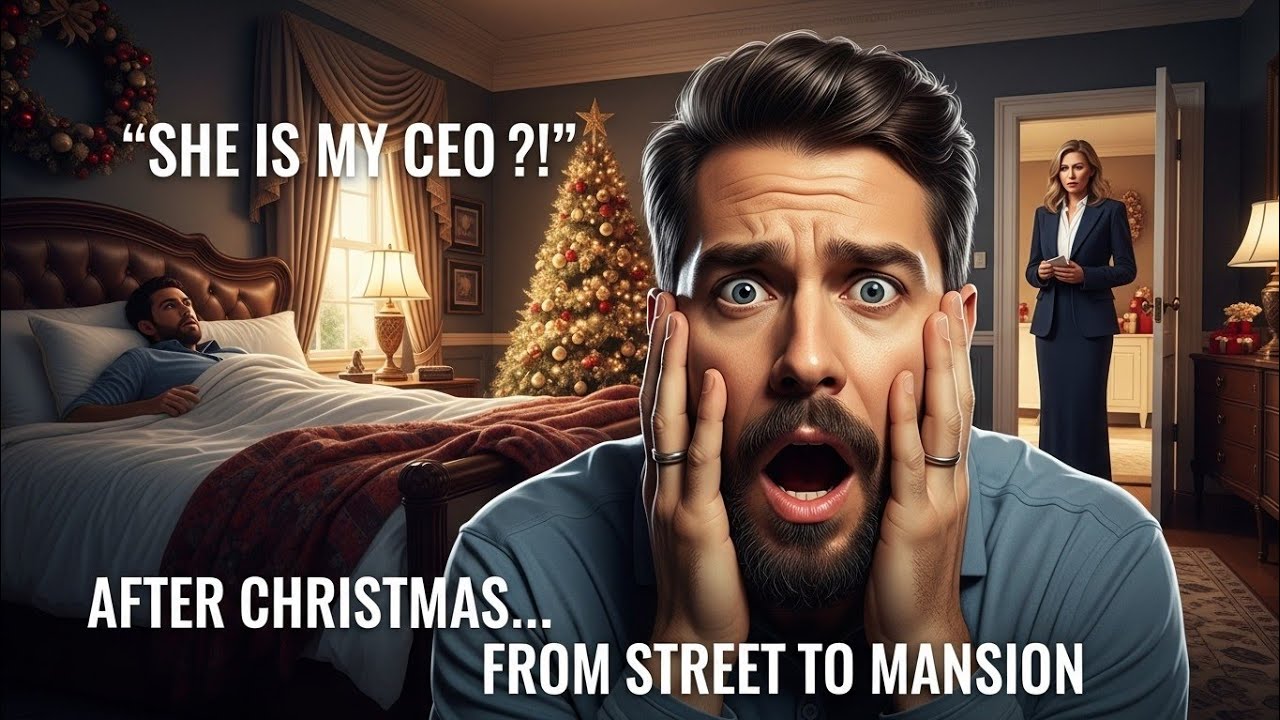 Single Dad Woke Up in a Mansion After Christmas – Then Realized the Girl He Rescued Was His CEO