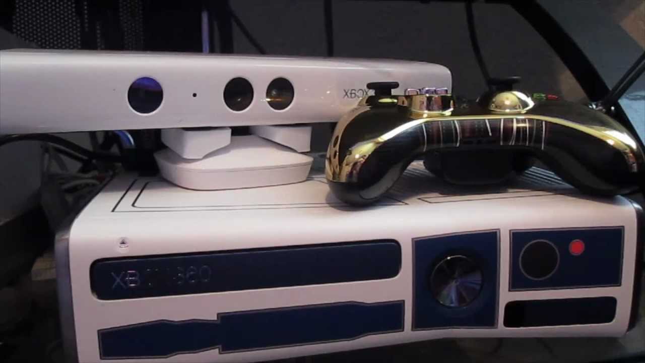 STAR WARS LIMITED EDITION XBOX 360 KINECT BUNDLE UNBOXING