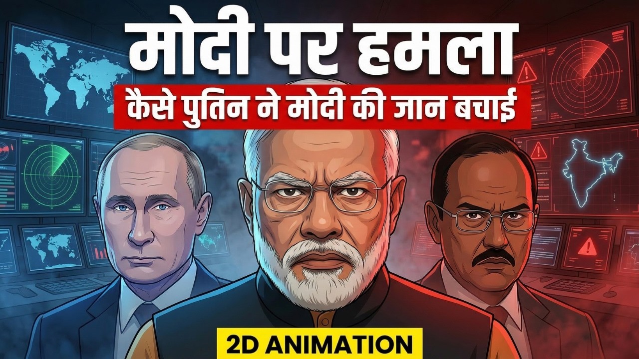 Attack on Modi: How Putin Saved His Life | 2D Animation