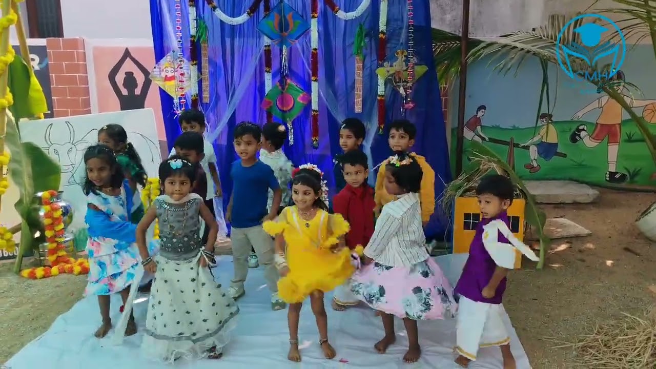 Sankranti Festa 2026 | LKG Children Mixed Song Performance | Cute Kids Show
