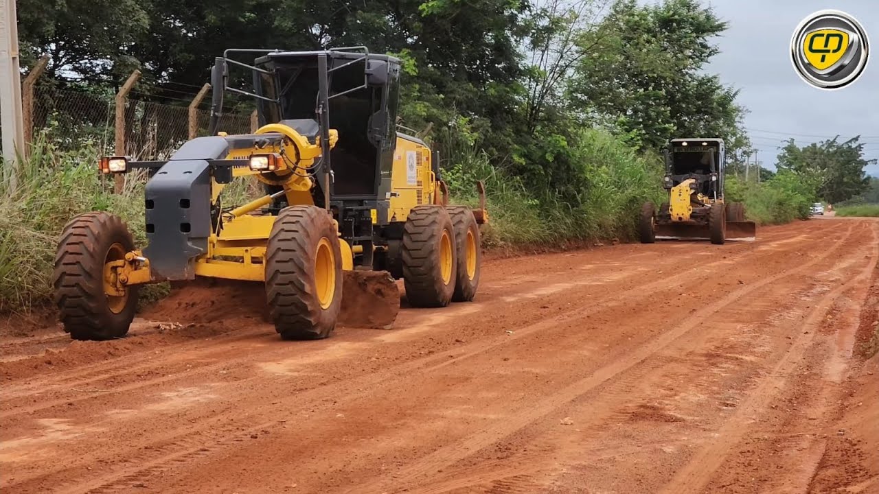 RG140B E GD655 RECUPERANDO RUAS/Patrol/Patrola/Motoniveladora/Road Grader/Motor Grader/Niveleuse.
