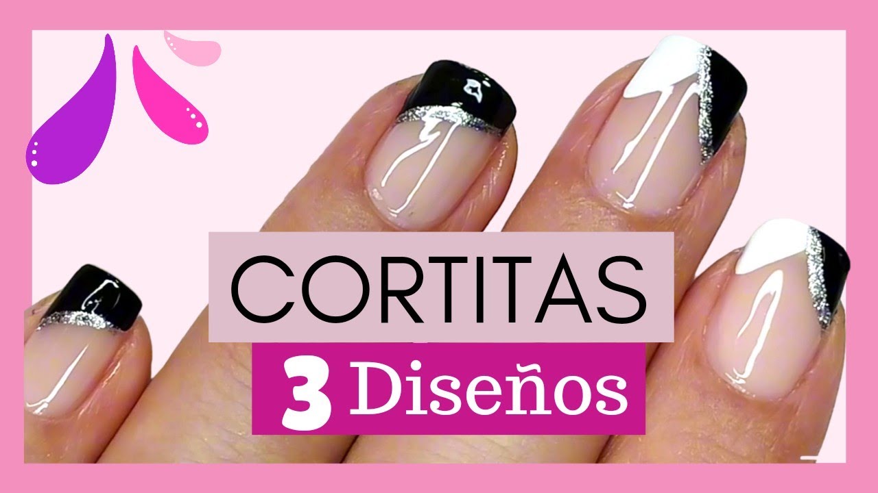 Las IDEAS para uñas cortas MÁS FÁCILES/Diseños para Uñas Cortas 2025 #uñascortasymas